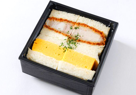 黒豚&厚焼き玉子サンド